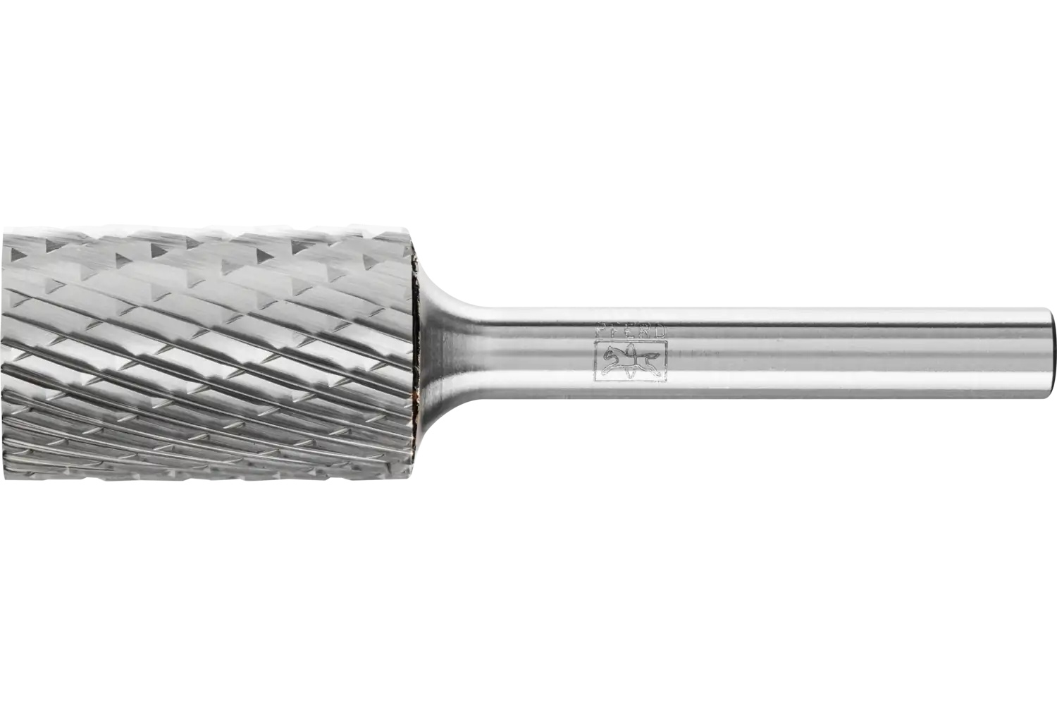 Picture of Pferd Carbide Bur SA-6 Cylindrical Uncut End Double Cut 5/8" x 1" x 1/4" Shank